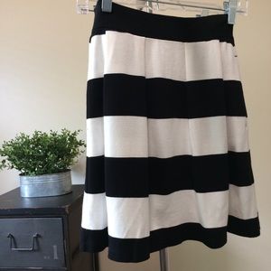 French Connection Stripe A-Line Skirt